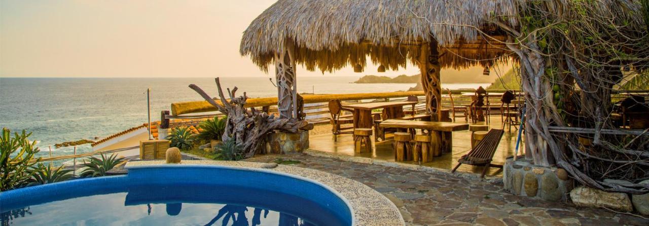 Cabanas Las 3 Marias San Agustinillo Bagian luar foto