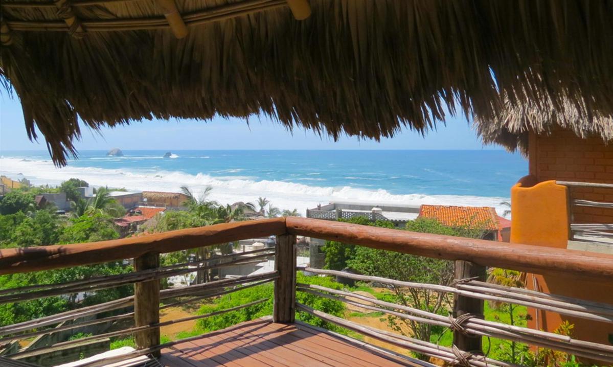 Cabanas Las 3 Marias San Agustinillo Bagian luar foto
