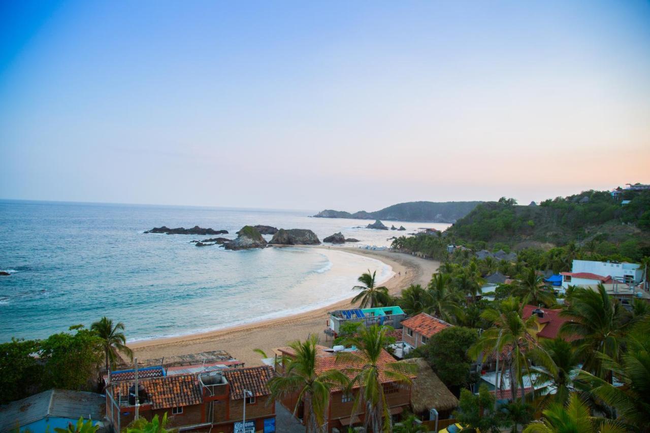 Cabanas Las 3 Marias San Agustinillo Bagian luar foto
